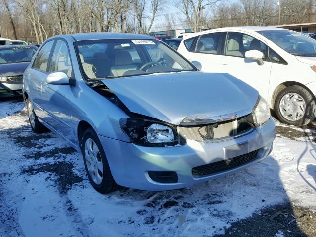 KNAFE122985496377 - 2008 KIA SPECTRA EX BLUE photo 1