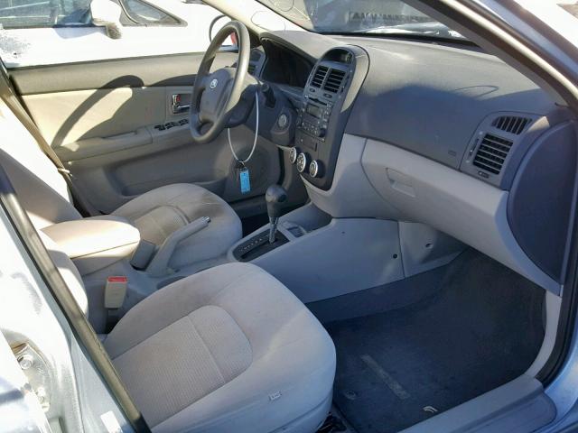 KNAFE122985496377 - 2008 KIA SPECTRA EX BLUE photo 5