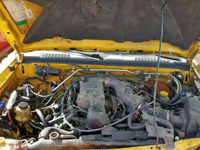 5N1MD28T82C559714 - 2002 NISSAN XTERRA SE YELLOW photo 7