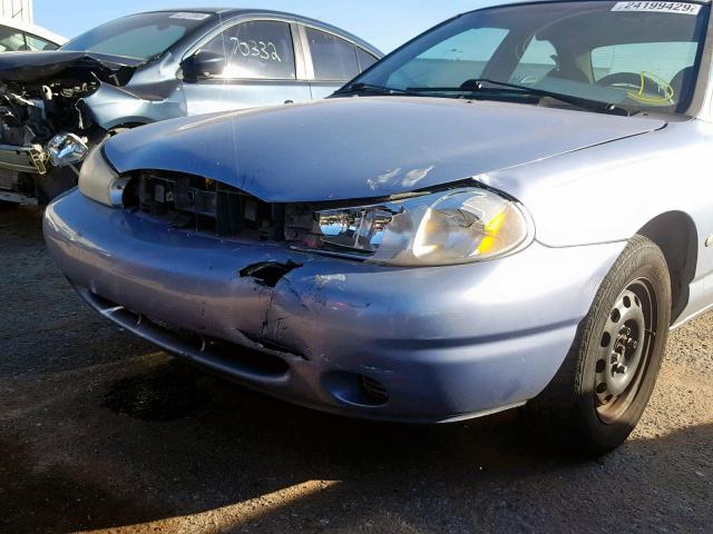 1FALP6532WK136616 - 1998 FORD CONTOUR BA BLUE photo 9