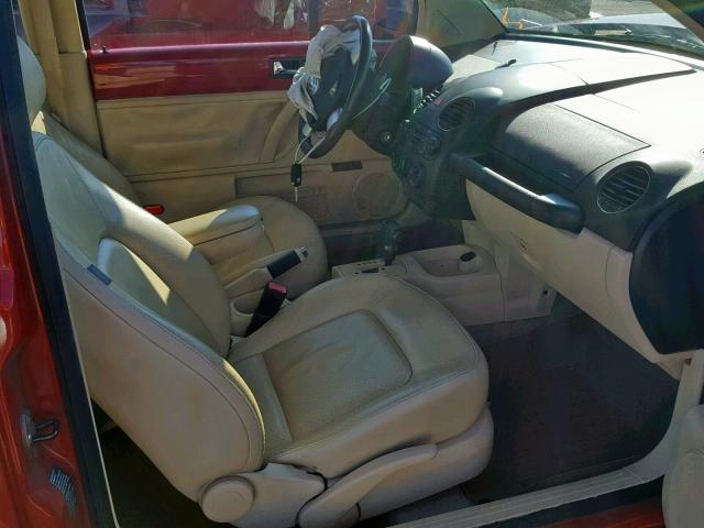 3VWSR31C16M408177 - 2006 VOLKSWAGEN NEW BEETLE Qırmızı foto 5