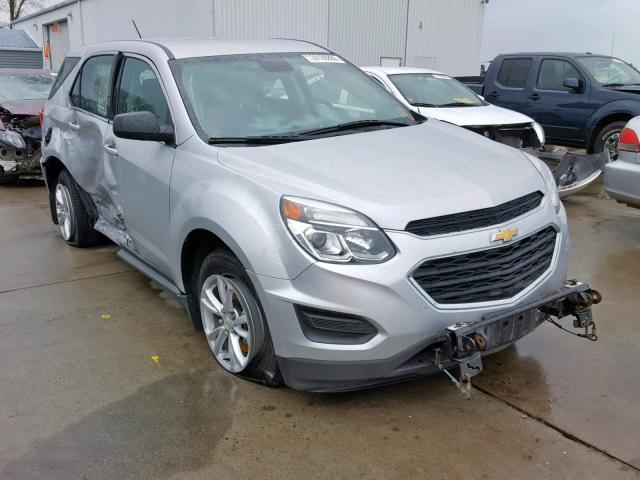 2GNFLEEK0H6259817 - 2017 CHEVROLET EQUINOX LS SILVER photo 1