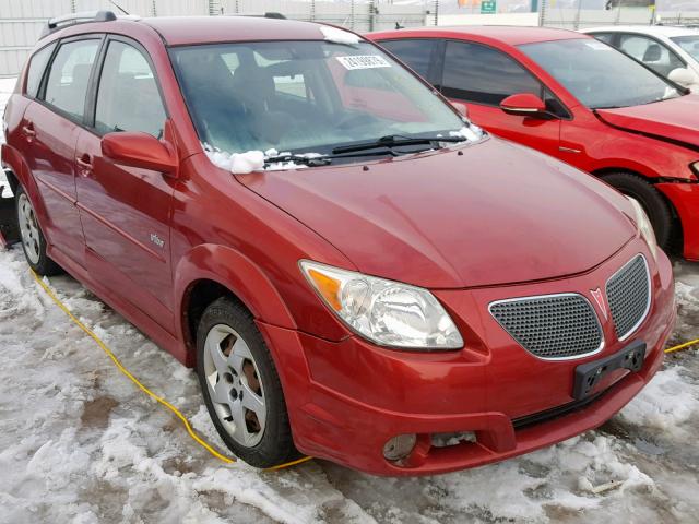 5Y2SL65867Z432499 - 2007 PONTIAC VIBE RED photo 1