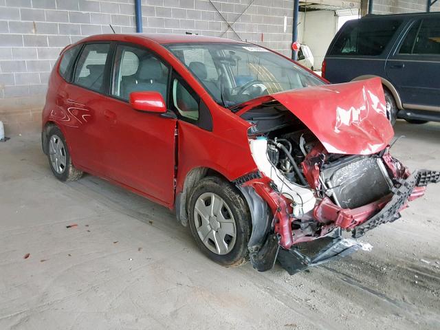 JHMGE8H39DC022806 - 2013 HONDA FIT RED photo 1