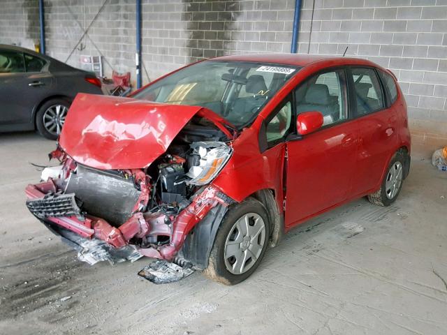 JHMGE8H39DC022806 - 2013 HONDA FIT RED photo 2