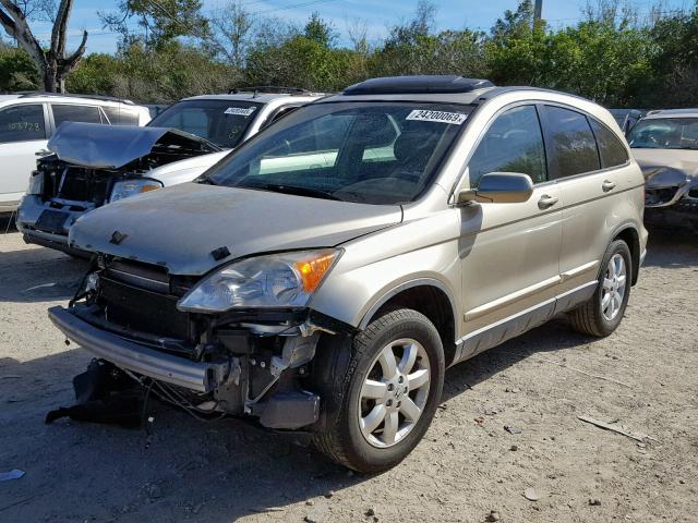 JHLRE38717C070484 - 2007 HONDA CR-V EXL GOLD photo 2