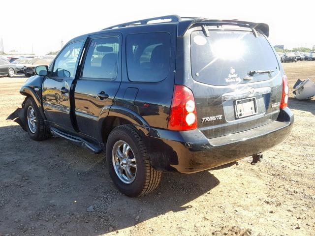 4F2CZ061X5KM32593 - 2005 MAZDA TRIBUTE S BLACK photo 3