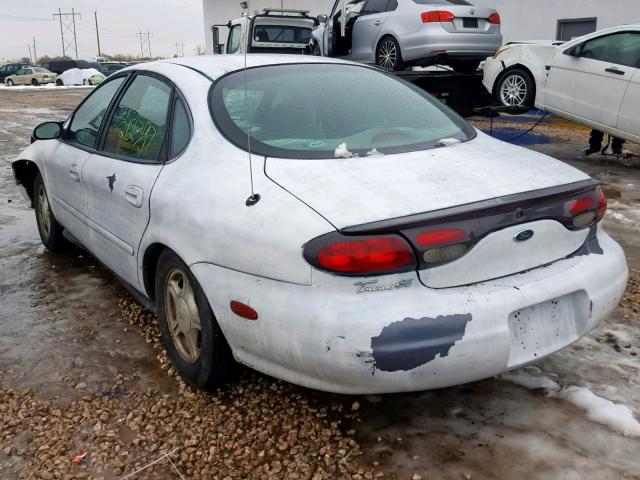 1FAFP53U4XG137483 - 1999 FORD TAURUS SE WHITE photo 3