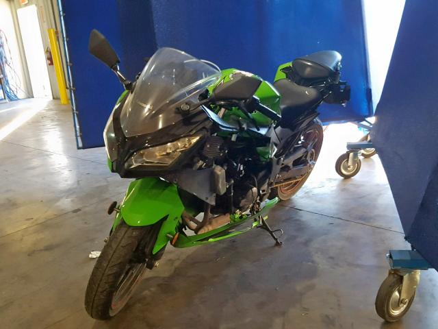 JKAEX8A1XEA003667 - 2014 KAWASAKI EX300 A GREEN photo 2