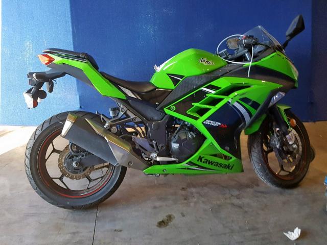 JKAEX8A1XEA003667 - 2014 KAWASAKI EX300 A GREEN photo 9