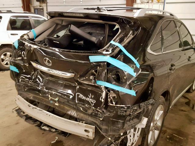 2T2BK1BA3BC116778 - 2011 LEXUS RX 350 BLACK photo 9