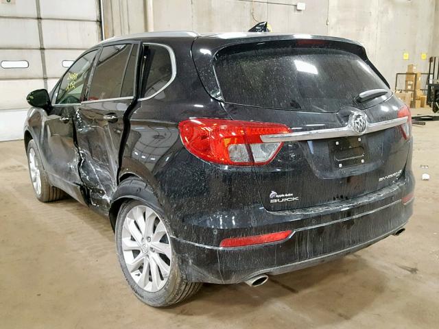 LRBFXESXXHD161732 - 2017 BUICK ENVISION P BLACK photo 3