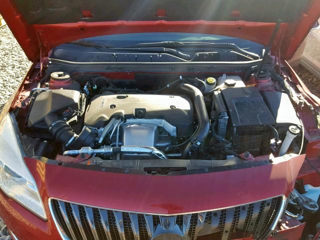 2G4GN5EX4F9287095 - 2015 BUICK REGAL PREM RED photo 7