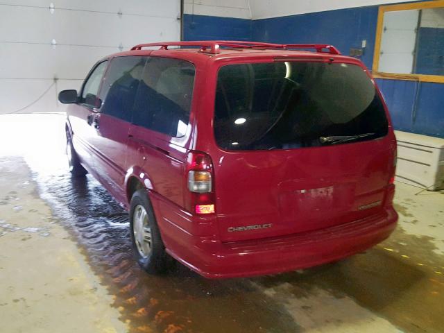 1GNDX03E6XD341014 - 1999 CHEVROLET VENTURE RED photo 3