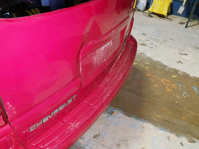 1GNDX03E6XD341014 - 1999 CHEVROLET VENTURE RED photo 9