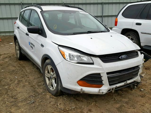 1FMCU0F74FUB56223 - 2015 FORD ESCAPE S WHITE photo 1