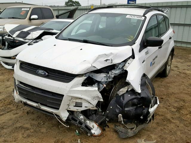 1FMCU0F74FUB56223 - 2015 FORD ESCAPE S WHITE photo 2