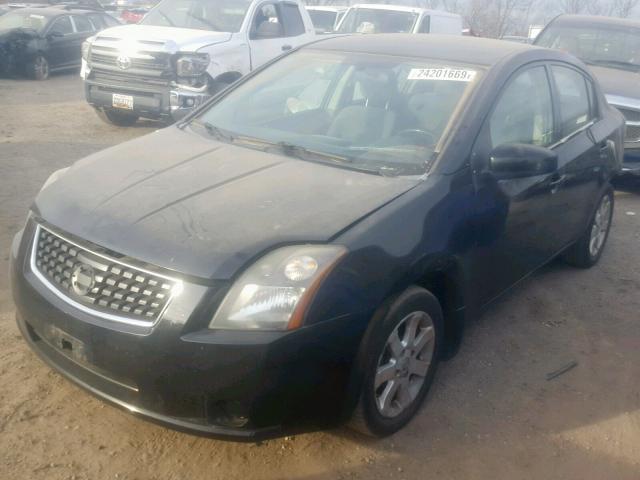 3N1AB61E18L625326 - 2008 NISSAN SENTRA 2.0 BLACK photo 2