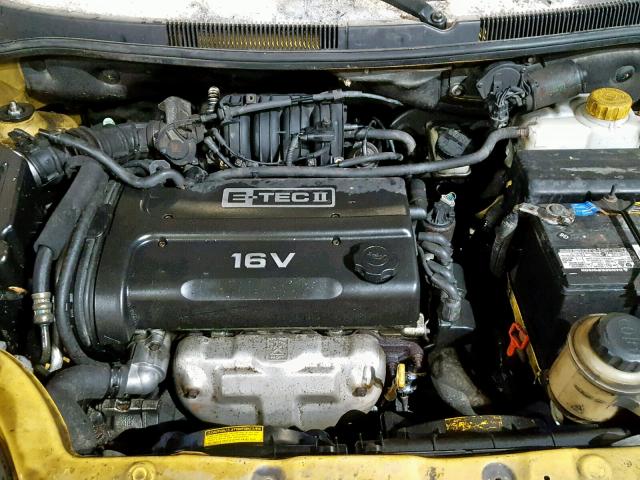 KL1TD62694B164256 - 2004 CHEVROLET AVEO SILVER photo 7