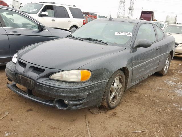 1G2NV12E54C180056 - 2004 PONTIAC GRAND AM G BLACK photo 2