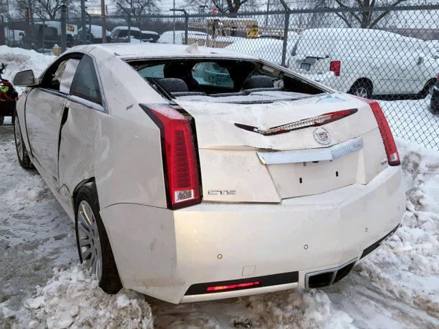 1G6DS1E30C0154803 - 2012 CADILLAC CTS PREMIU WHITE photo 3