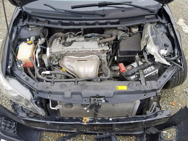 JTKJF5C79C3033938 - 2012 TOYOTA SCION TC შავი ფოტო 7