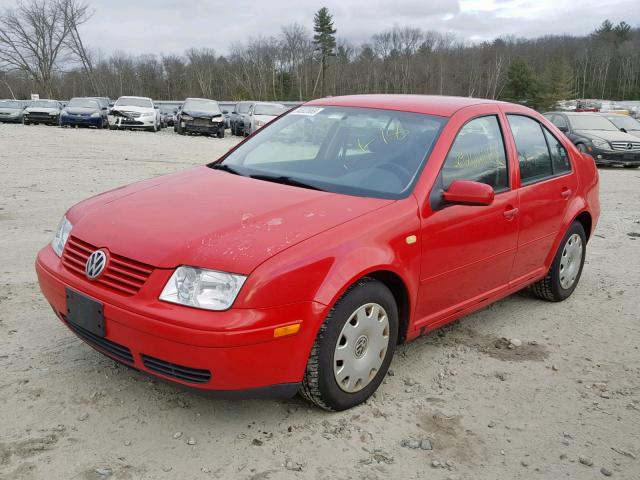 3VWRC29M8XM029315 - 1999 VOLKSWAGEN JETTA GL RED photo 2