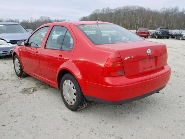 3VWRC29M8XM029315 - 1999 VOLKSWAGEN JETTA GL RED photo 3