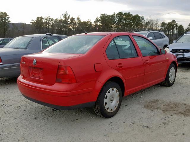 3VWRC29M8XM029315 - 1999 VOLKSWAGEN JETTA GL RED photo 4