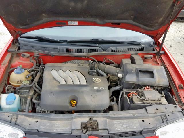 3VWRC29M8XM029315 - 1999 VOLKSWAGEN JETTA GL RED photo 7