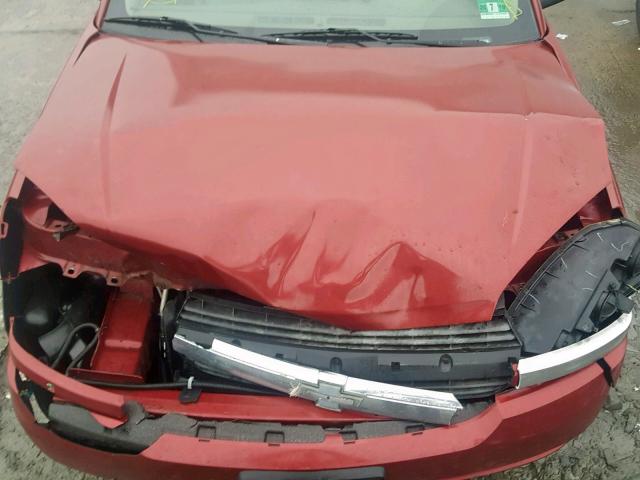 1G1ZT54895F244531 - 2005 CHEVROLET MALIBU LS Bordo foto 7