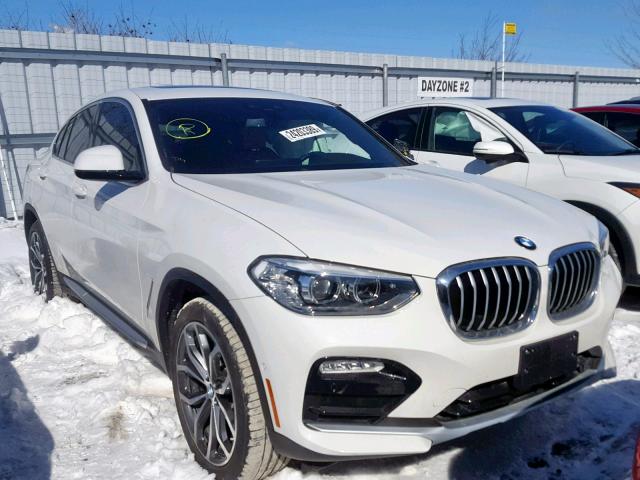 5UXUJ3C56KLG52972 - 2019 BMW X4 XDRIVE3 WHITE photo 1