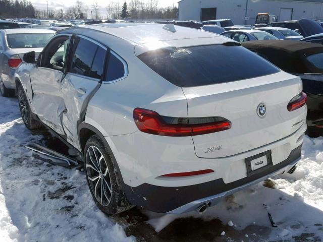 5UXUJ3C56KLG52972 - 2019 BMW X4 XDRIVE3 WHITE photo 3