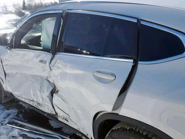 5UXUJ3C56KLG52972 - 2019 BMW X4 XDRIVE3 WHITE photo 9