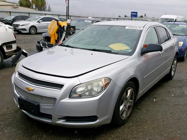 1G1ZB5EBXAF147958 - 2010 CHEVROLET MALIBU LS GRAY photo 2