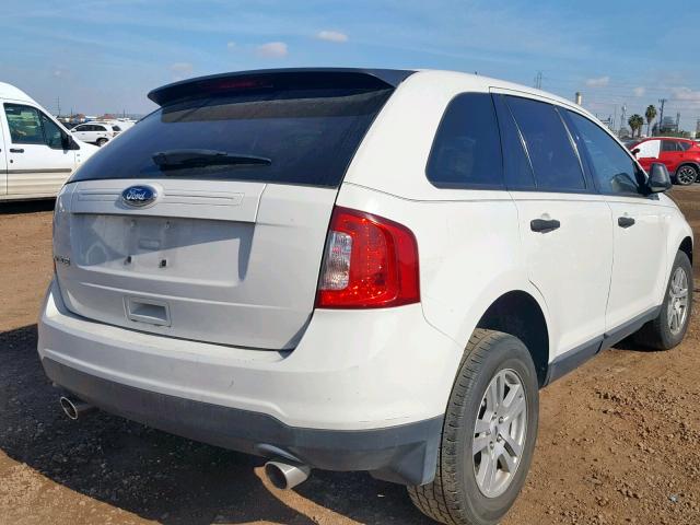 2FMDK3GCXBBA71863 - 2011 FORD EDGE SE WHITE photo 4