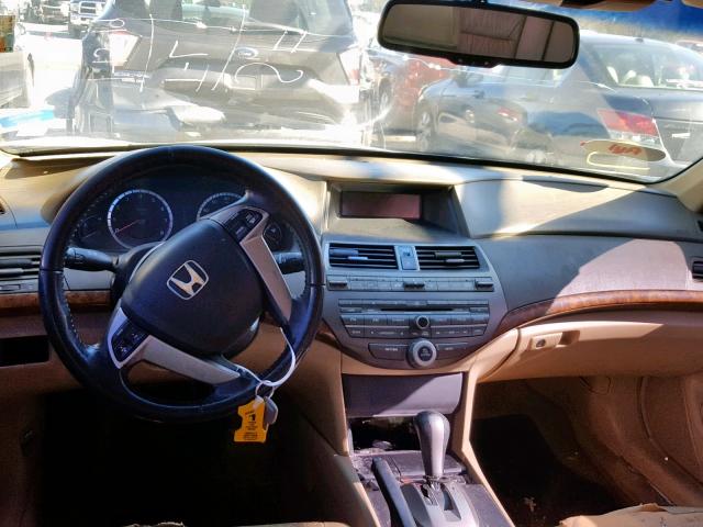 1HGCP26898A146955 - 2008 HONDA ACCORD EXL WHITE photo 9