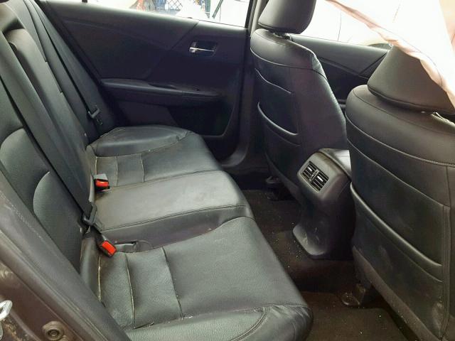 1HGCR3F86FA010411 - 2015 HONDA ACCORD EXL GRAY photo 6