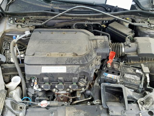 1HGCR3F86FA010411 - 2015 HONDA ACCORD EXL GRAY photo 7