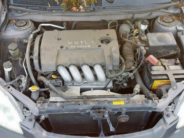 2T1KY38E24C207424 - 2004 TOYOTA COROLLA MA GRAY photo 7