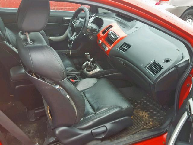 2HGFG11928H522887 - 2008 HONDA CIVIC EXL Qırmızı foto 5