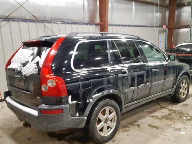 YV4CZ592061253114 - 2006 VOLVO XC90 BLACK photo 4