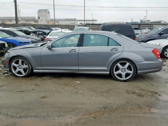 WDDNG7DB3DA519166 - 2013 MERCEDES-BENZ S 550 GRAY photo 9