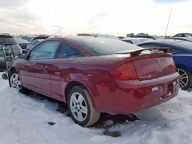 1G2AL18F887201260 - 2008 PONTIAC G5 RED photo 3