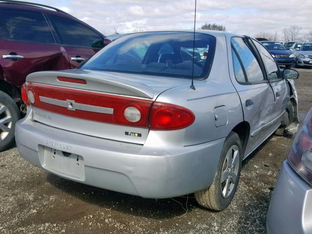 1G1JF52F937299414 - 2003 CHEVROLET CAVALIER L SILVER photo 4