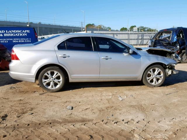 3FAHP0HA6CR407892 - 2012 FORD FUSION SE SILVER photo 10