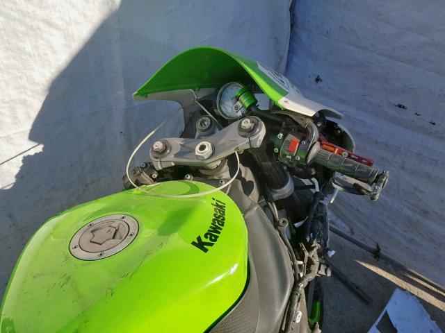 JKAZX4P198A043809 - 2008 KAWASAKI ZX600 P GREEN photo 5