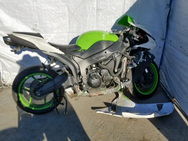 JKAZX4P198A043809 - 2008 KAWASAKI ZX600 P GREEN photo 9