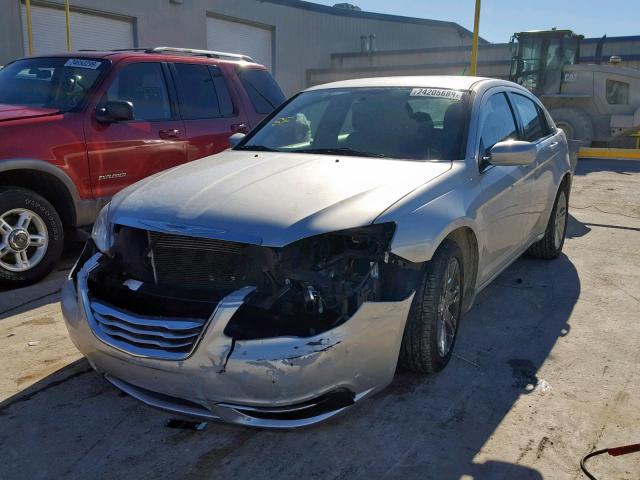 1C3CCBAB0CN295323 - 2012 CHRYSLER 200 LX SILVER photo 2