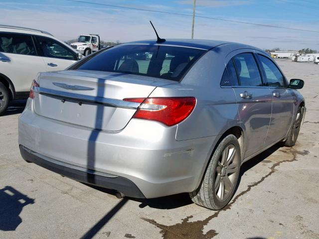 1C3CCBAB0CN295323 - 2012 CHRYSLER 200 LX SILVER photo 4